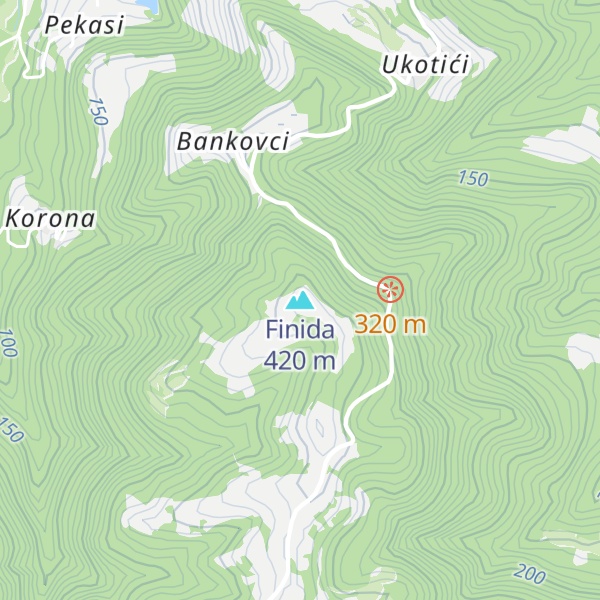 Map of Finida