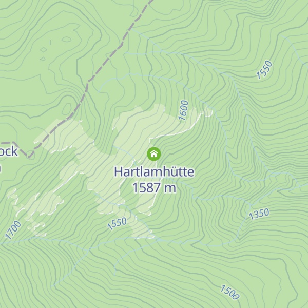 Map of Hartlamhütte