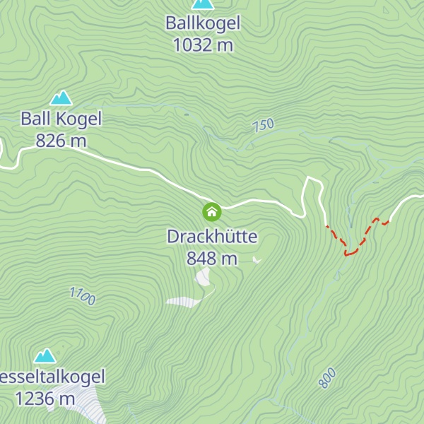 Map of Drackhütte
