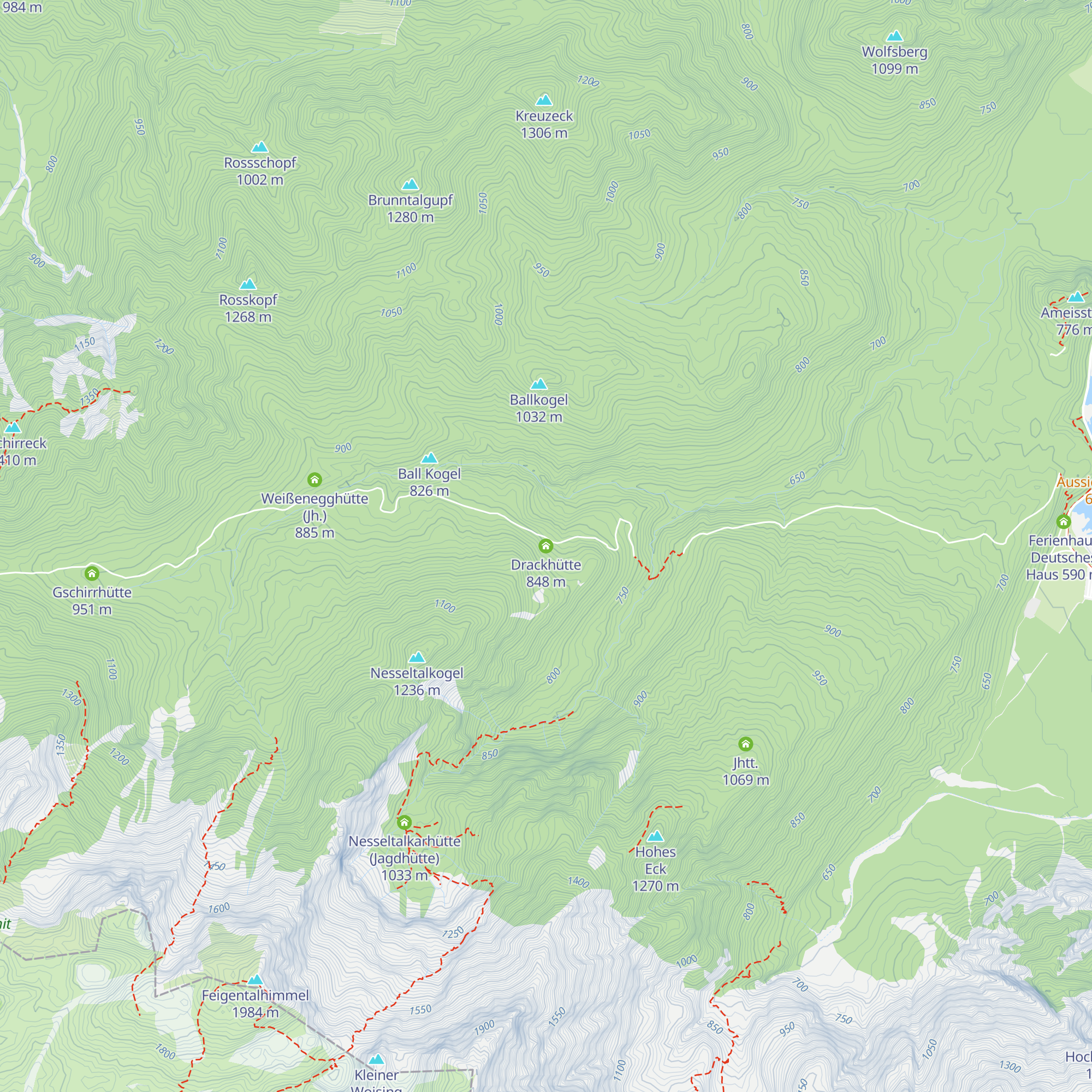 Drackhütte map