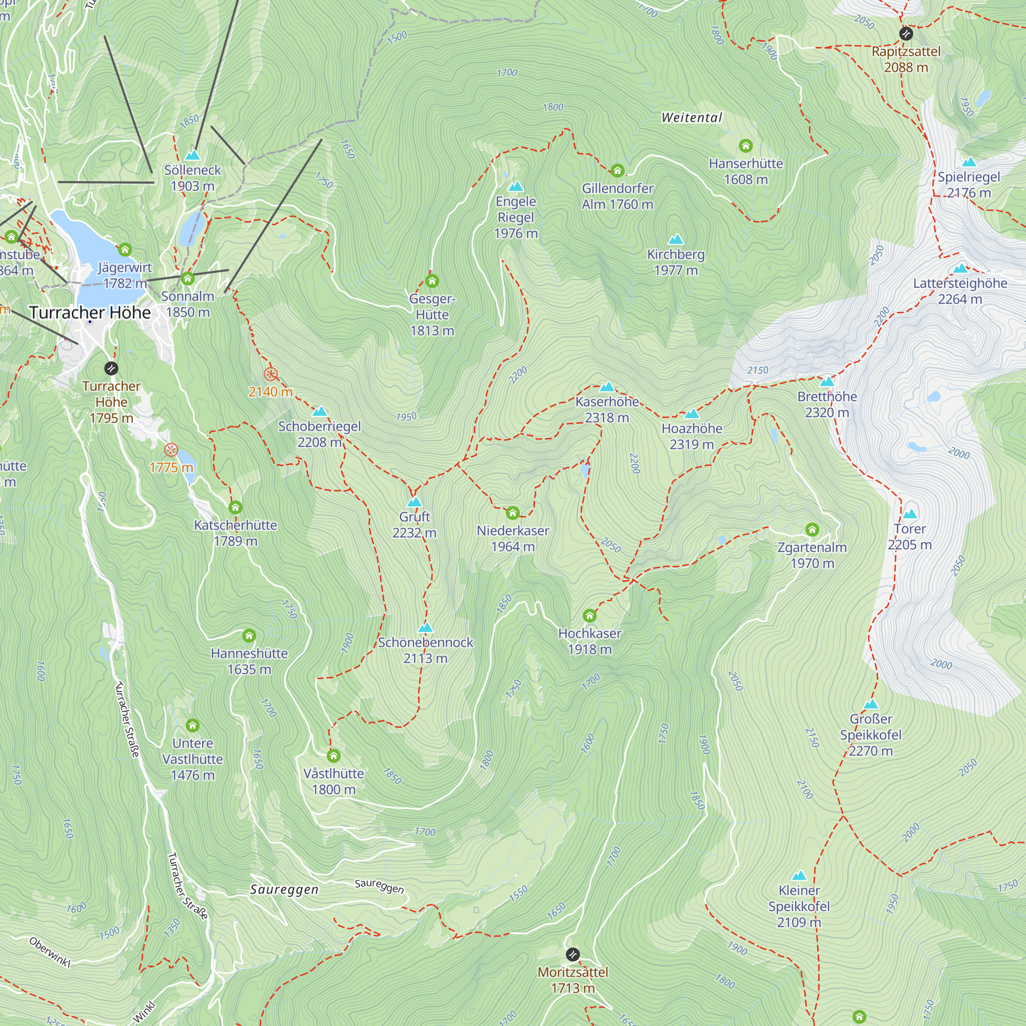 Niederkaser map