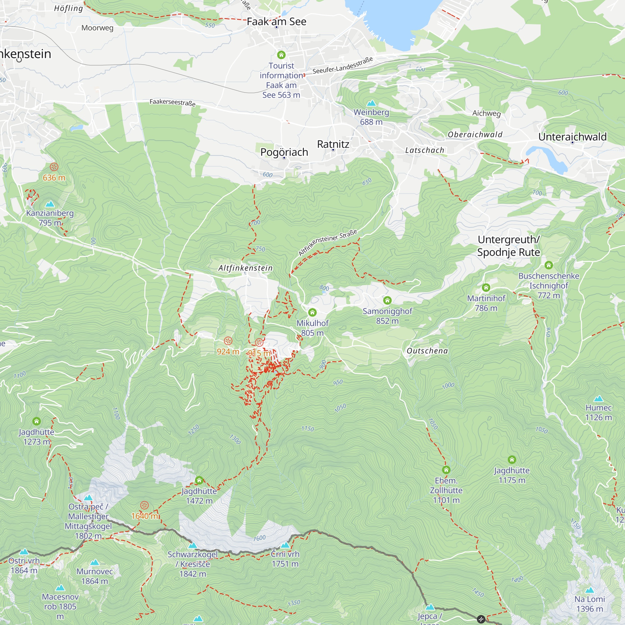 Mikulhof map