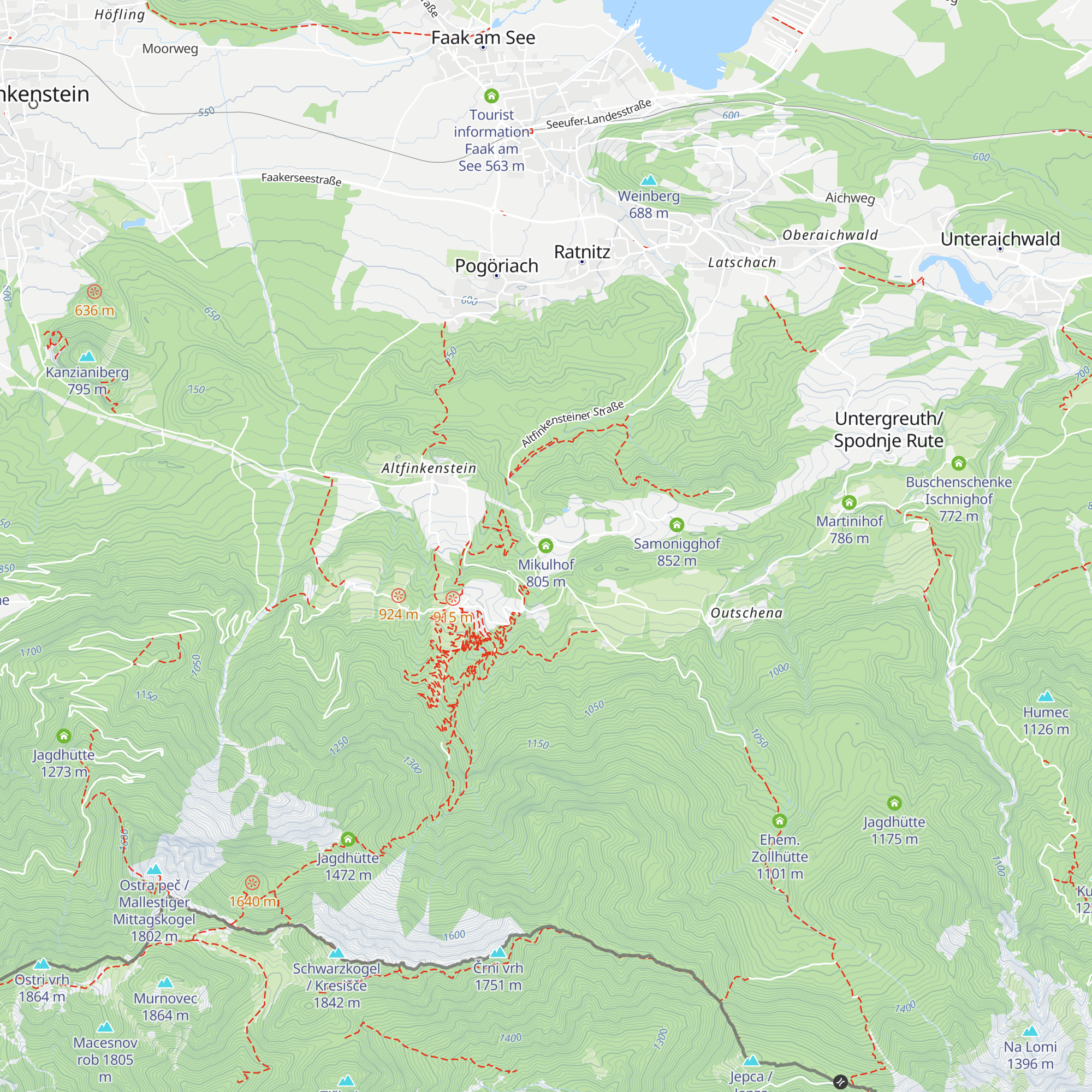 Mikulhof map