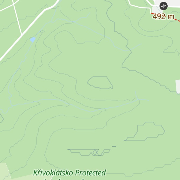 Map of Habrová stráň