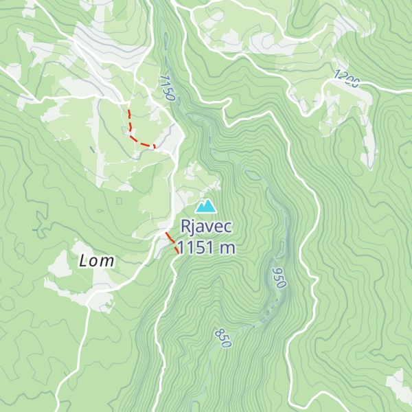 Map of Rjavec
