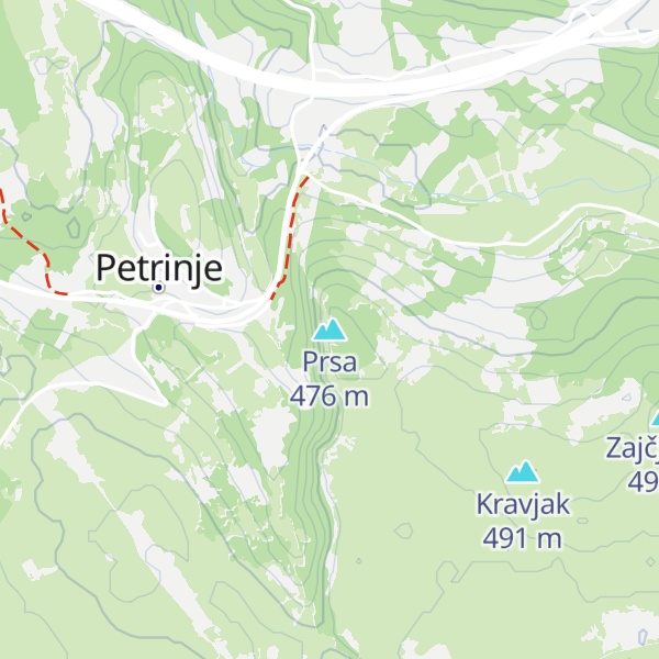 Map of Prsa