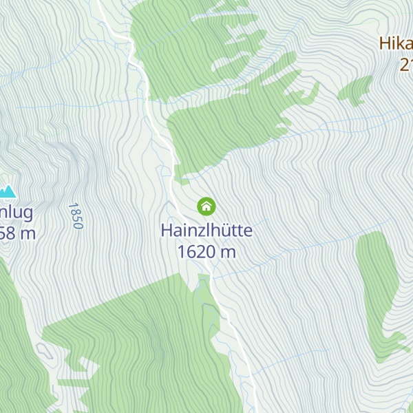 Map of Hainzlhütte