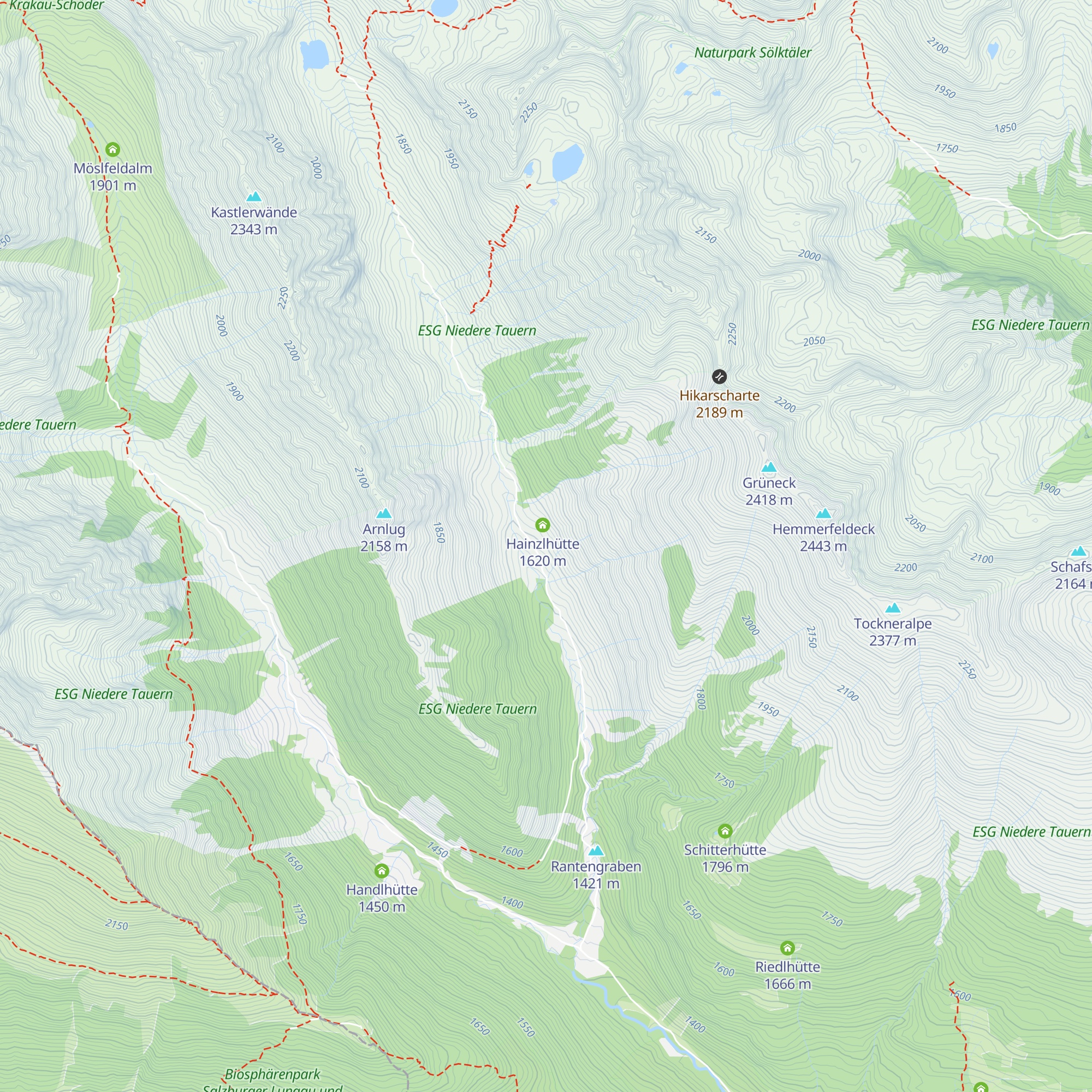 Emotlhütte map