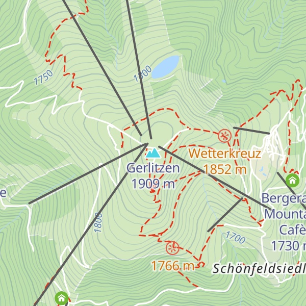 Map of Gerlitzen