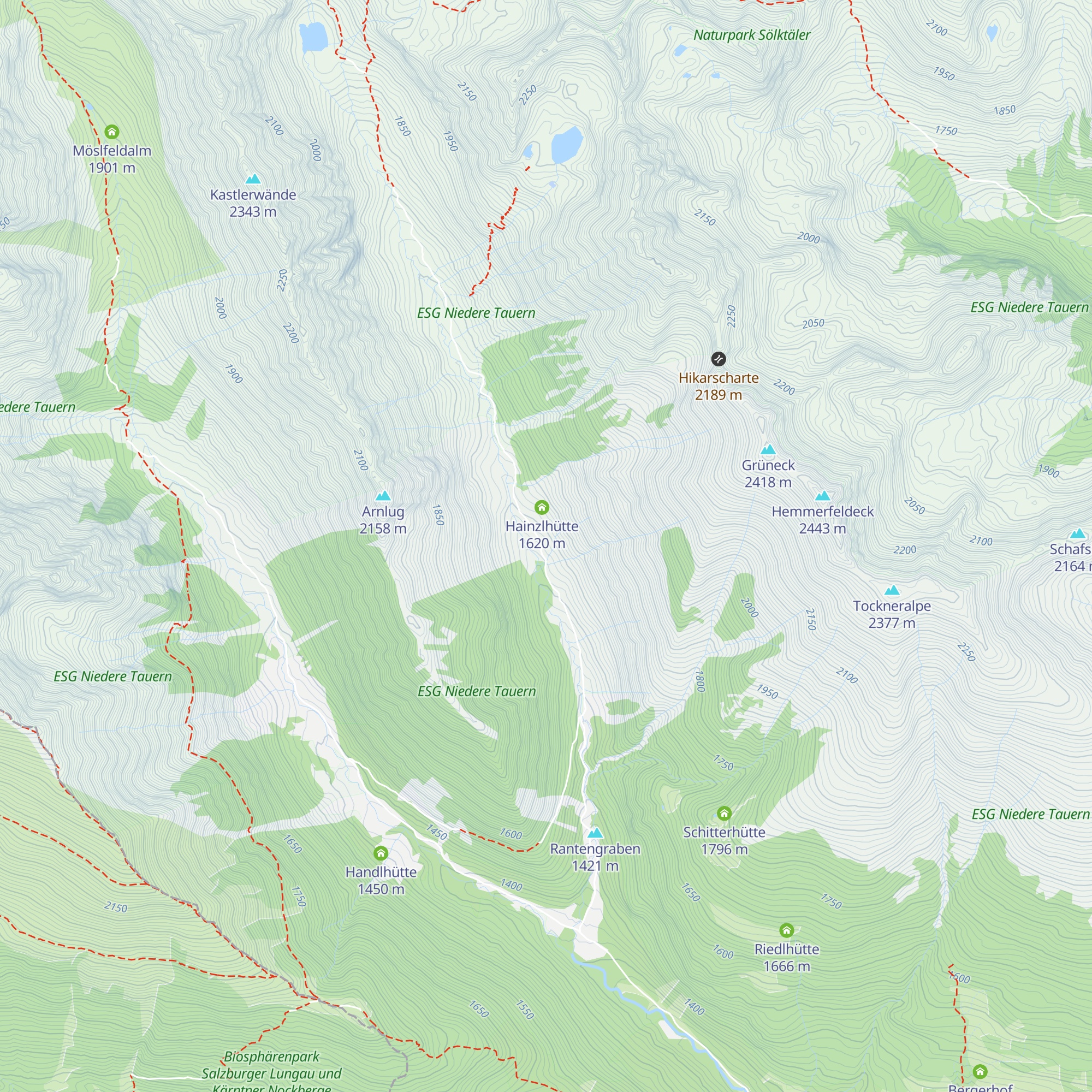 Etrachhandlhütte map