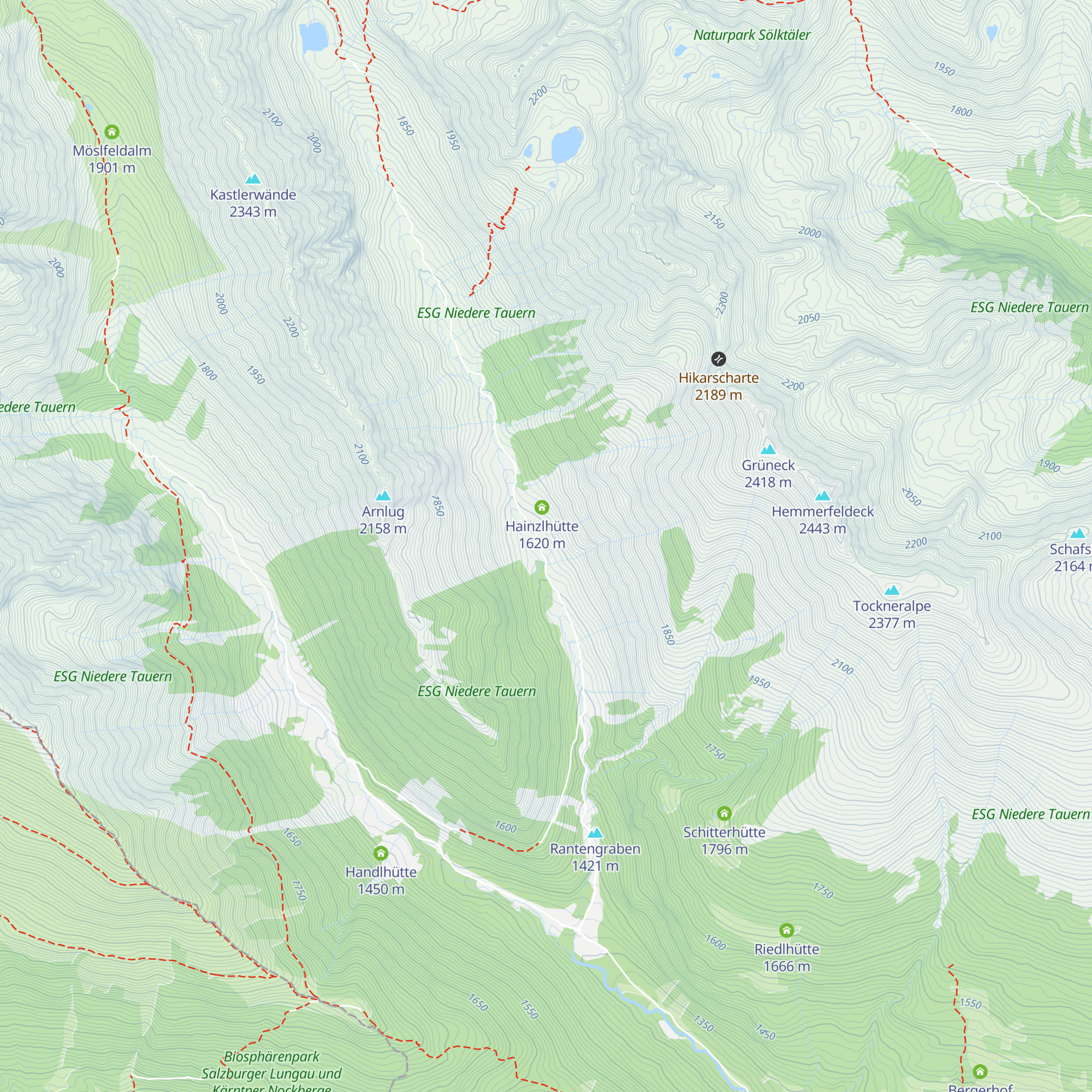 Etrachhandlhütte map