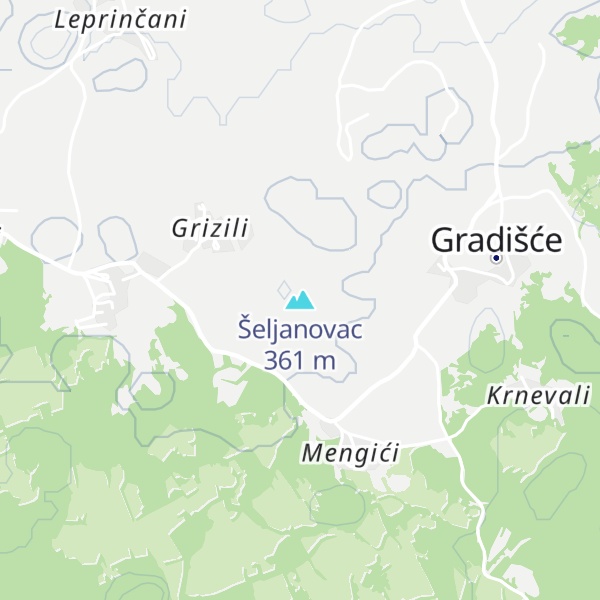 Map of Šeljanovac