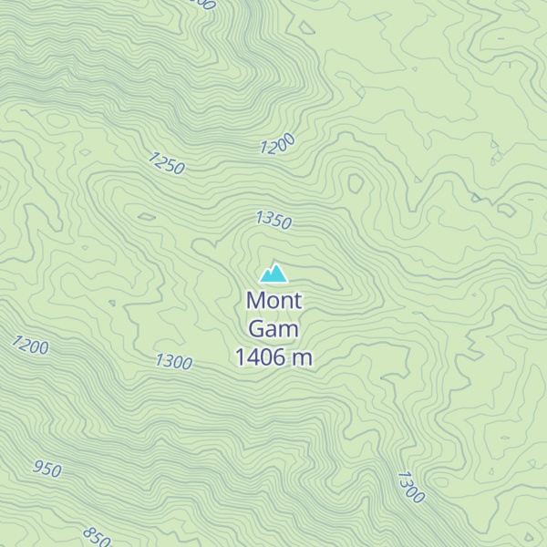 Map of Mont Gam