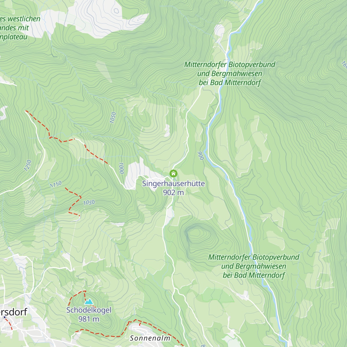 Singerhauserhütte map