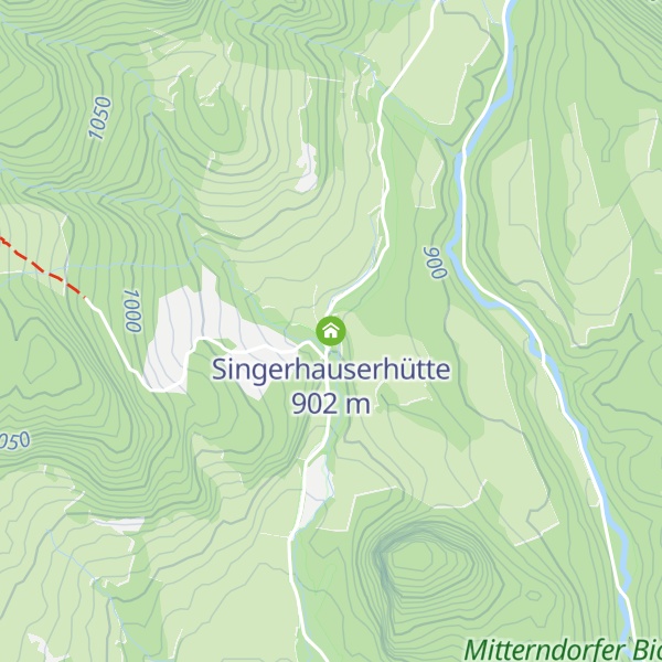 Map of Singerhauserhütte