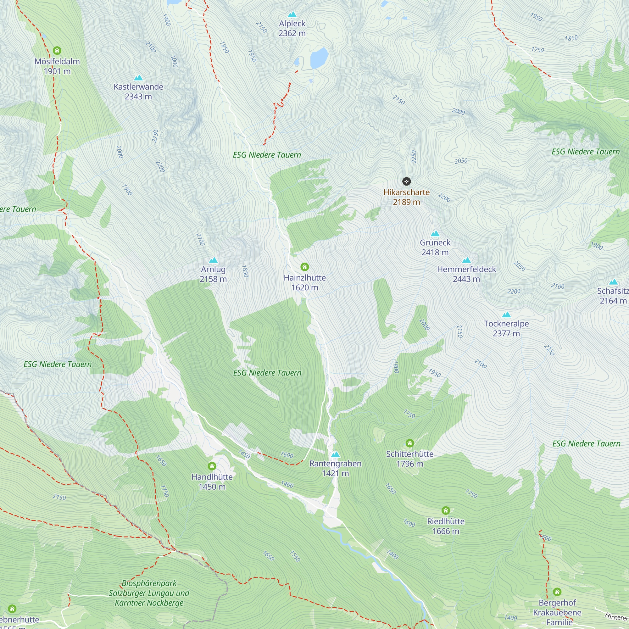 Ebenhandlhütte map