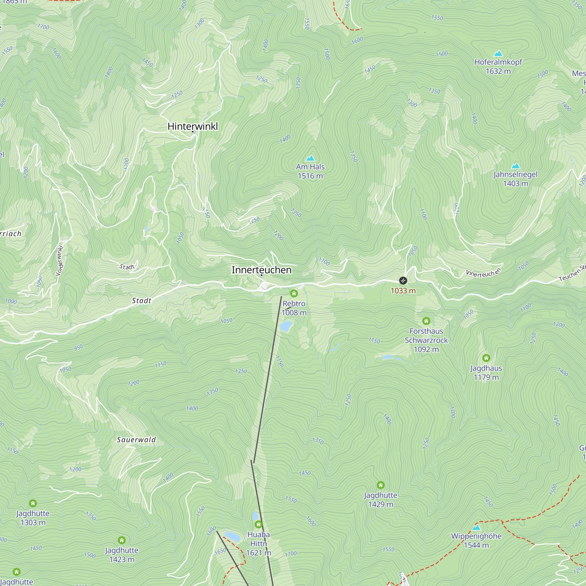 Edelweiss Hütte map