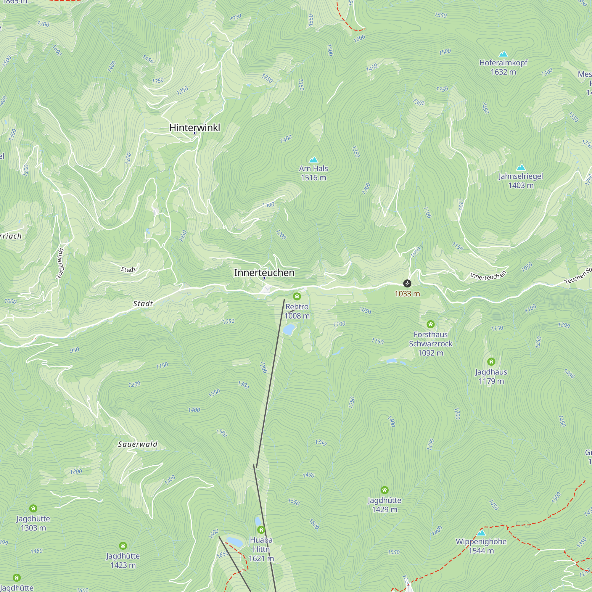 Edelweiss Hütte map