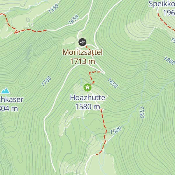 Map of Hoazhütte