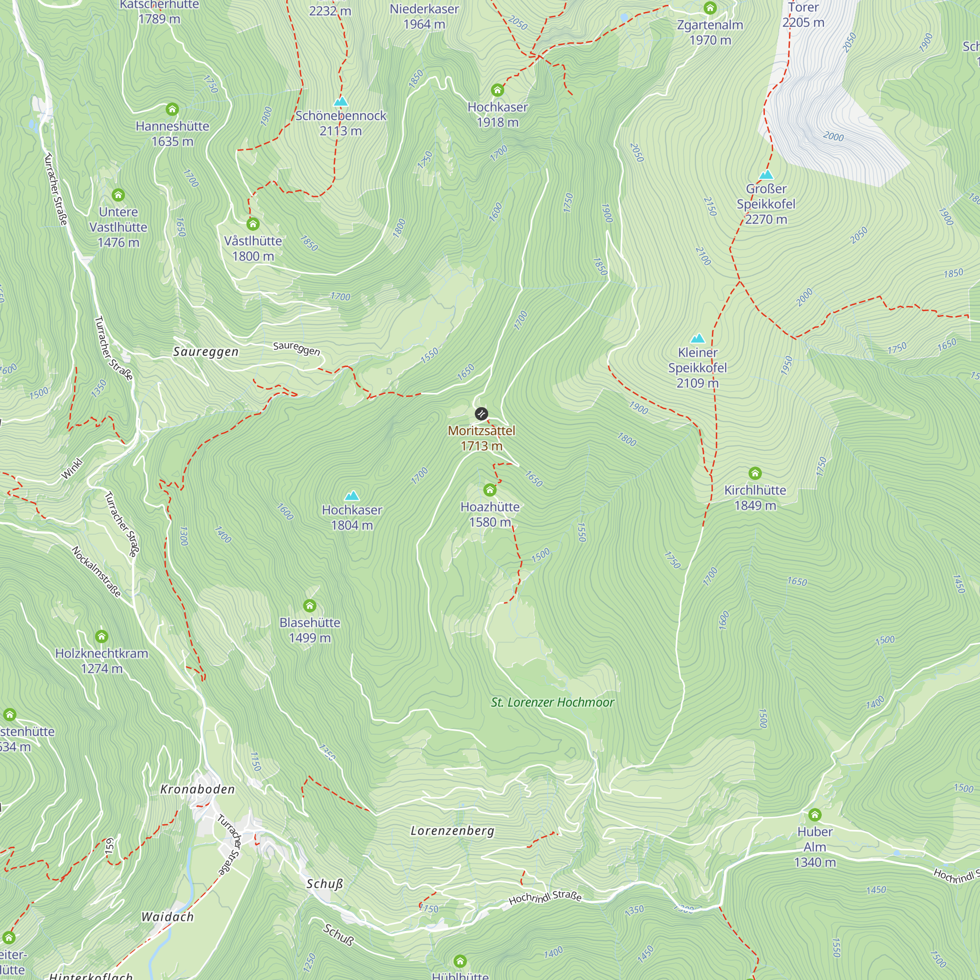 Hoazhütte map