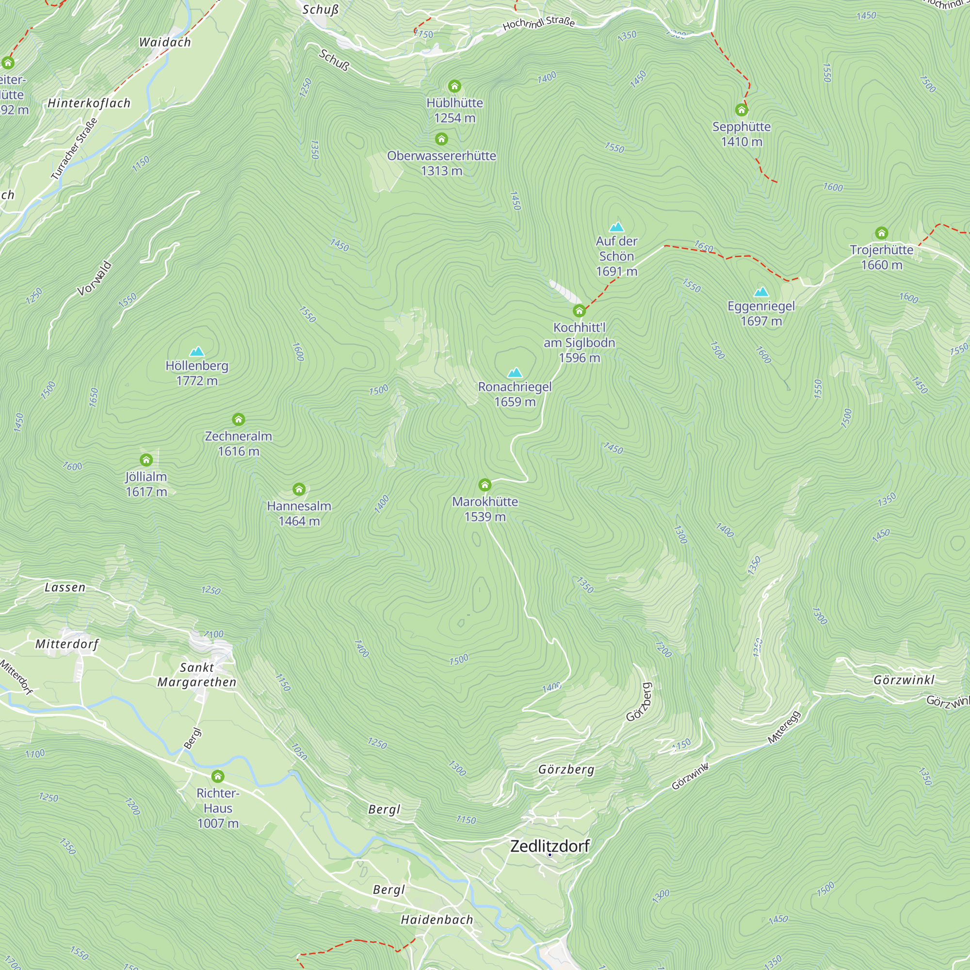 Marokhütte map