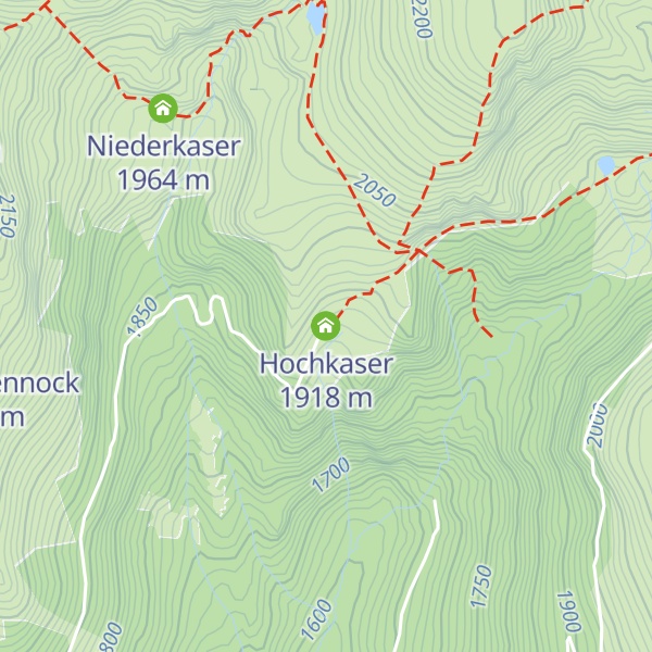 Map of Hochkaser