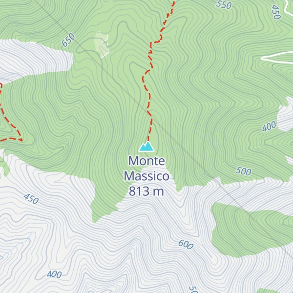 Map of Monte Massico