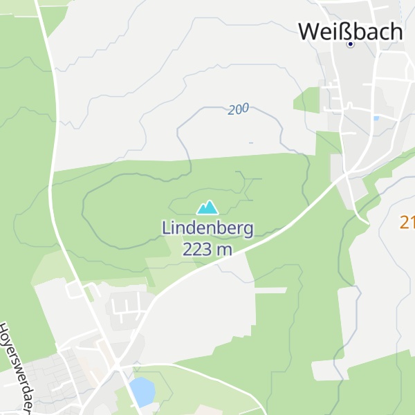 Map of Lindenberg
