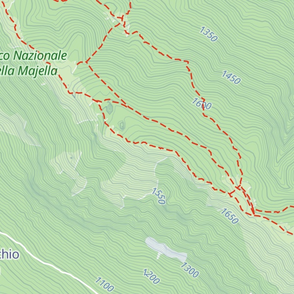 Map of Colle Affogato