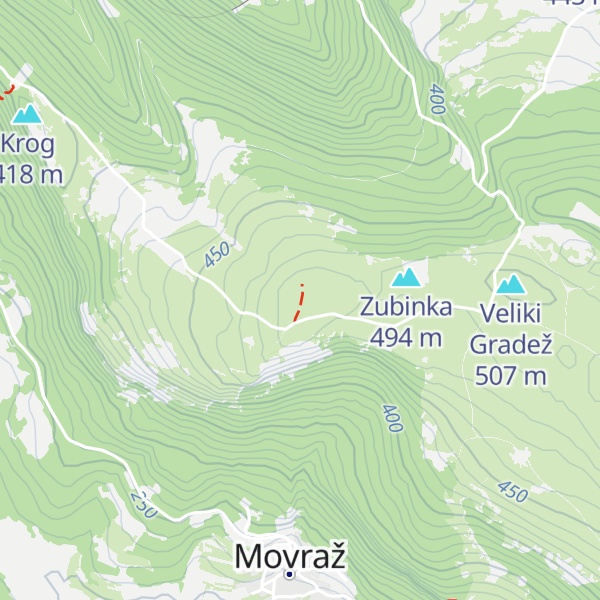 Map of Ščukovec (Kuk)