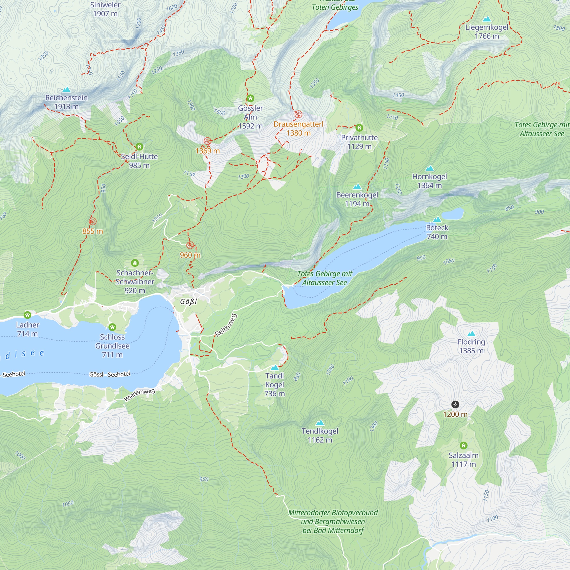 Forsthaus Toplitzsee map
