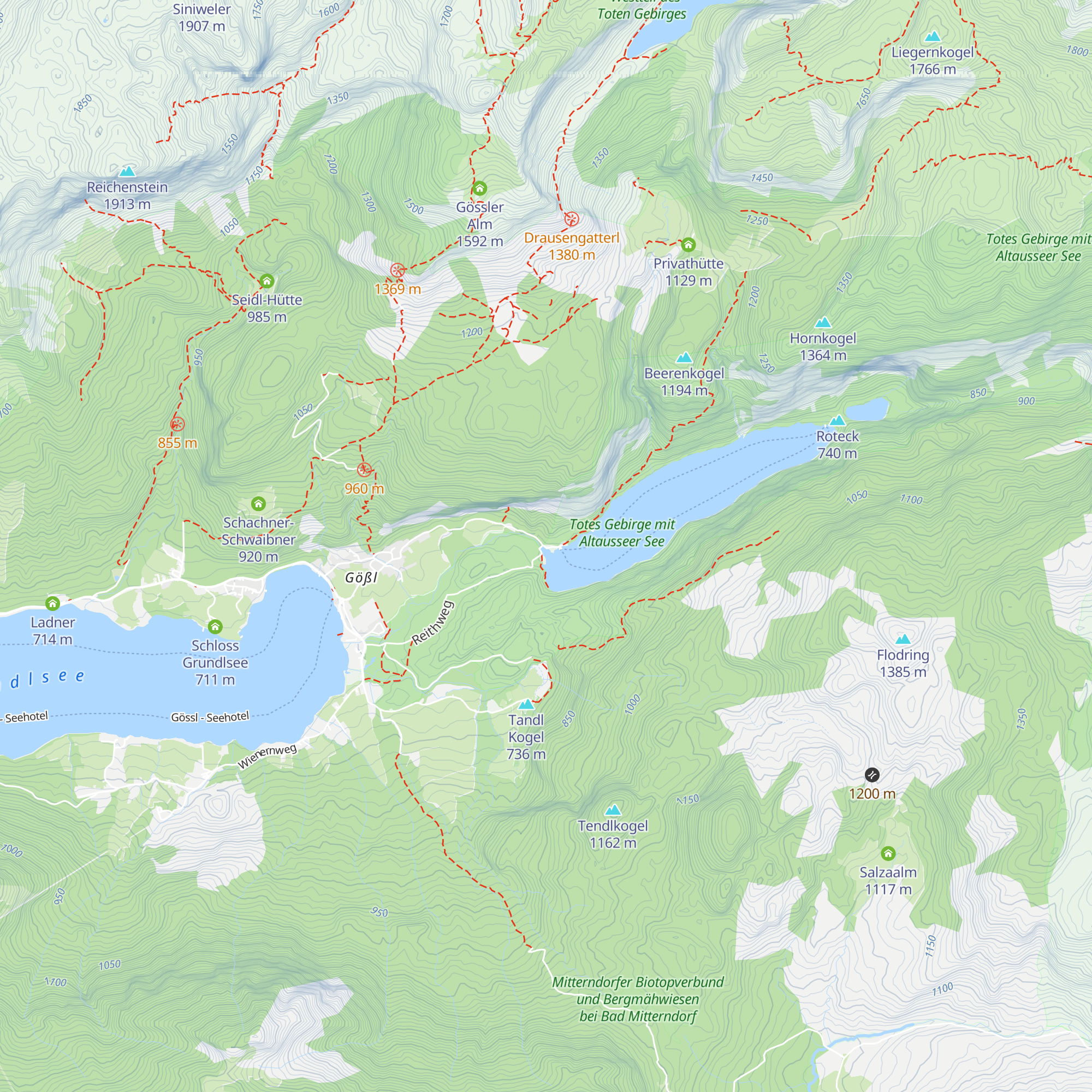Forsthaus Toplitzsee map