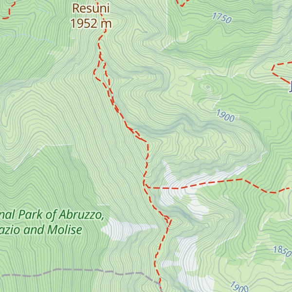 Map of Monte Petroso