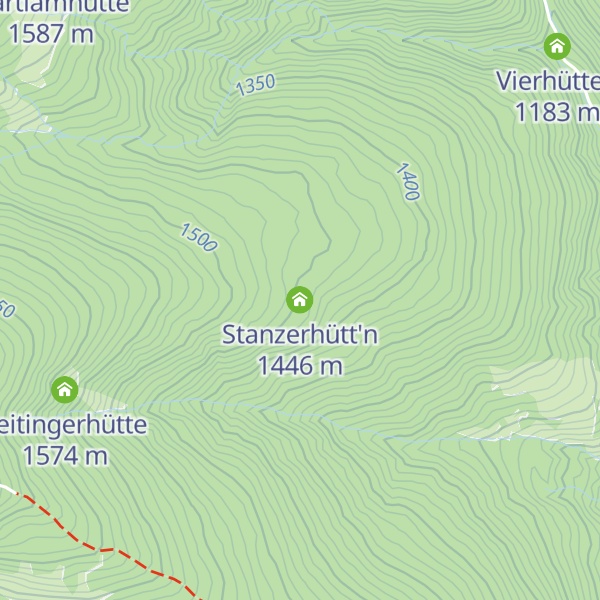 Map of Stanzerhütt'n