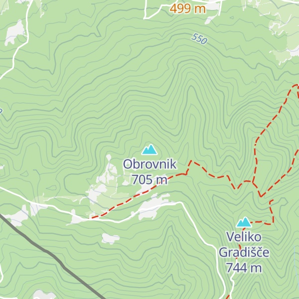 Map of Obrovnik