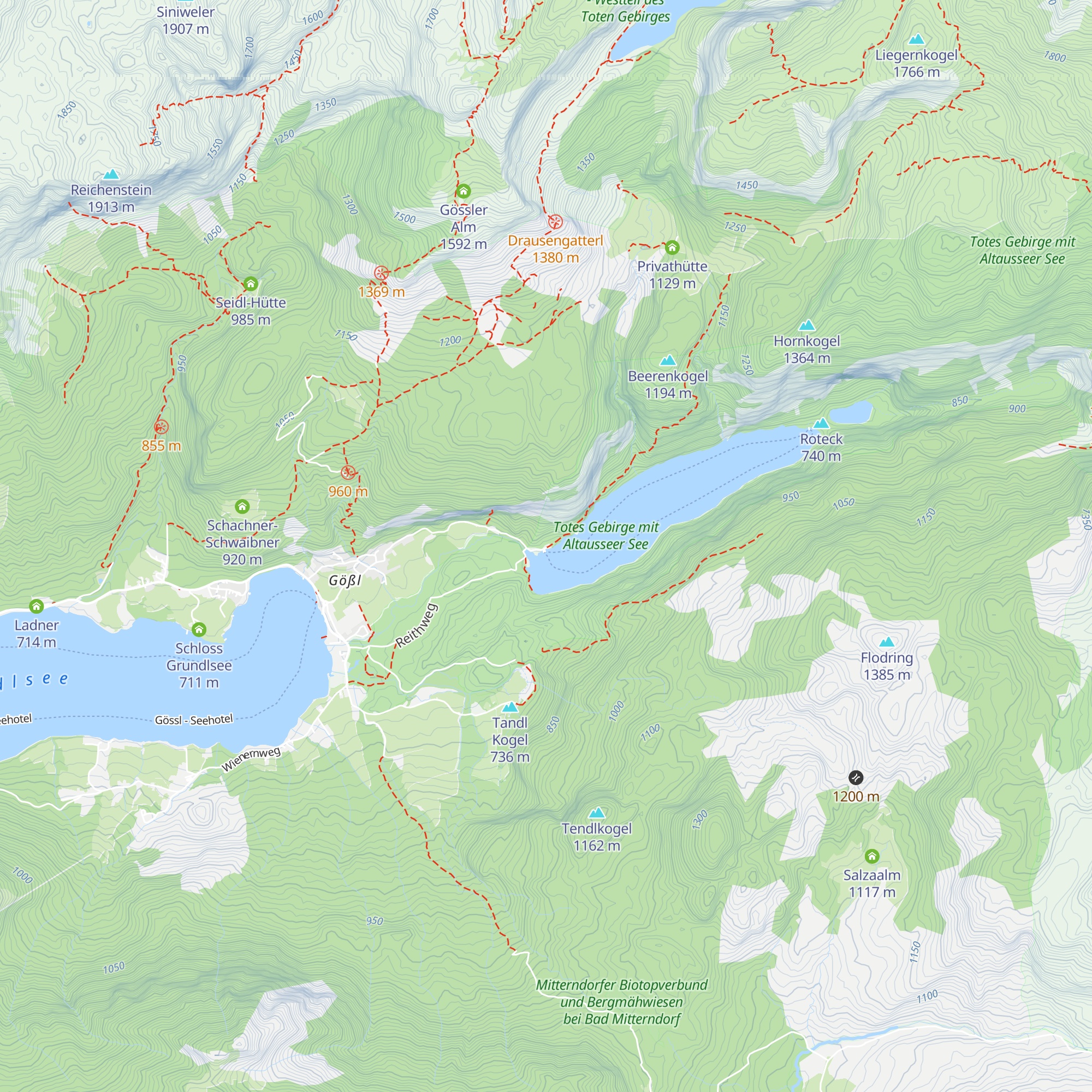Fischerhütte am Toplitzsee map