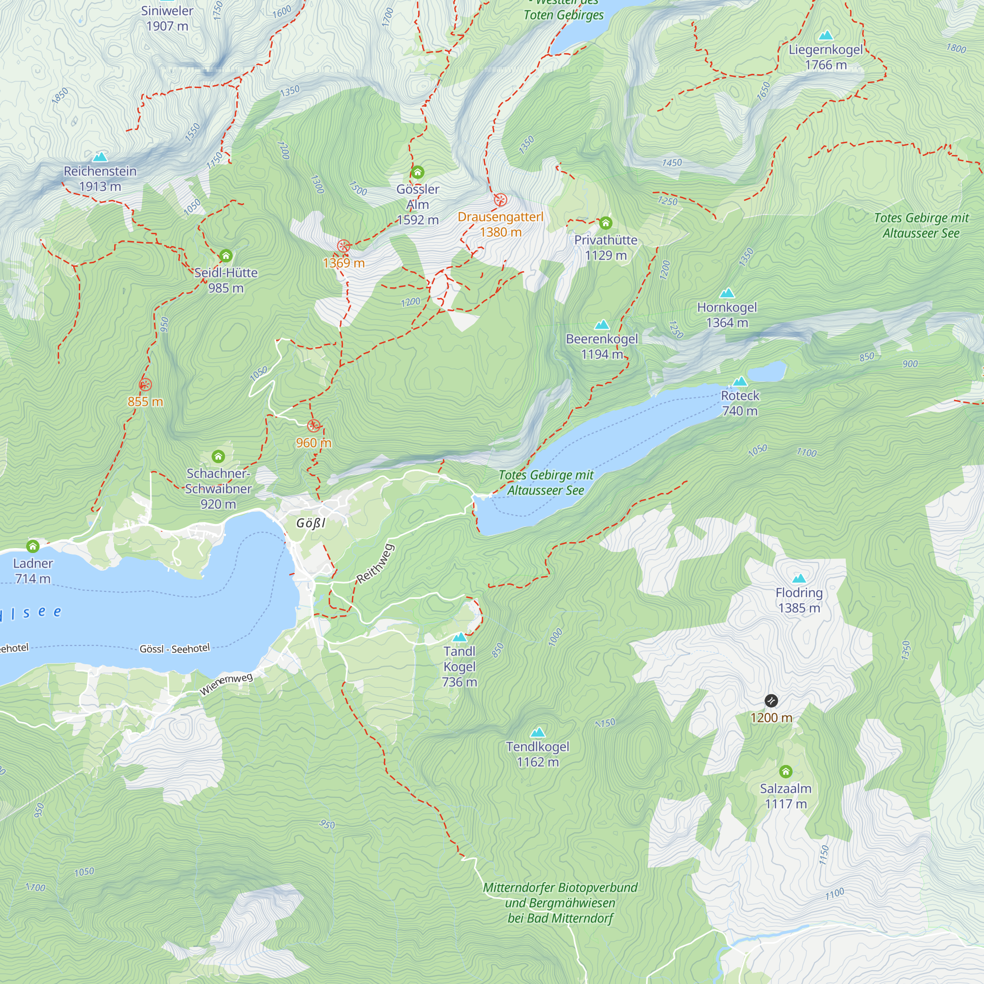 Fischerhütte am Toplitzsee map