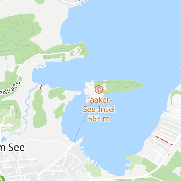 Map of Insel Hotel Faaker See
