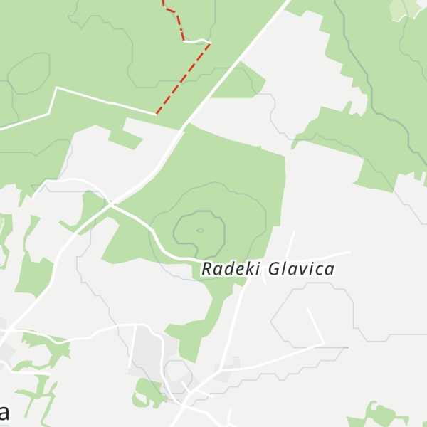 Map of Glavica