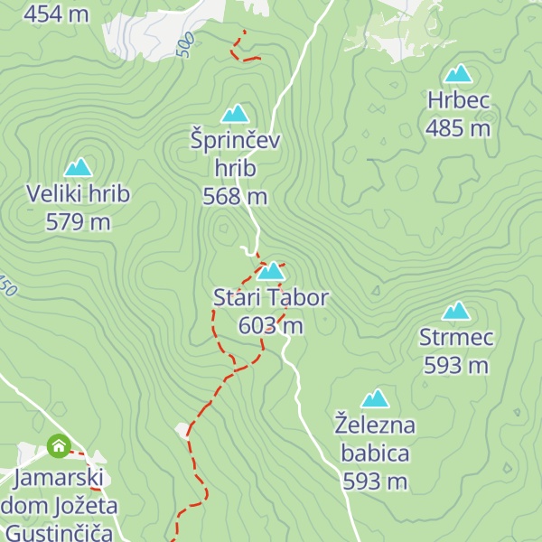 Map of Stari Tabor