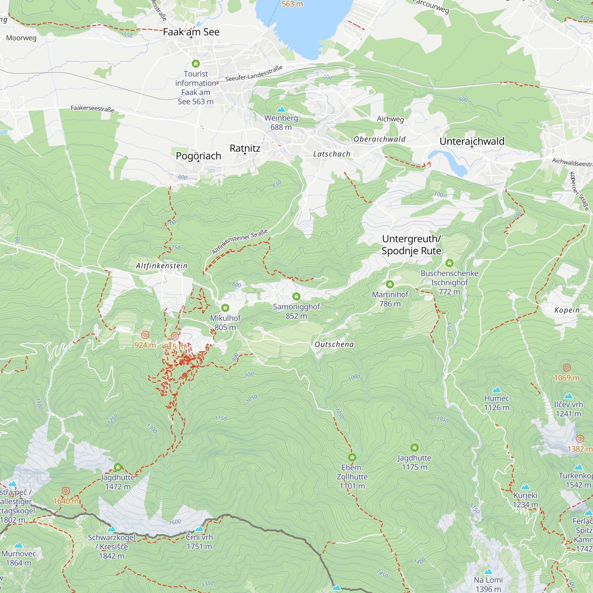 Samonigghof map