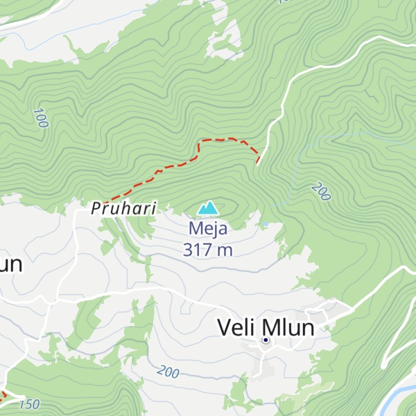 Map of Meja