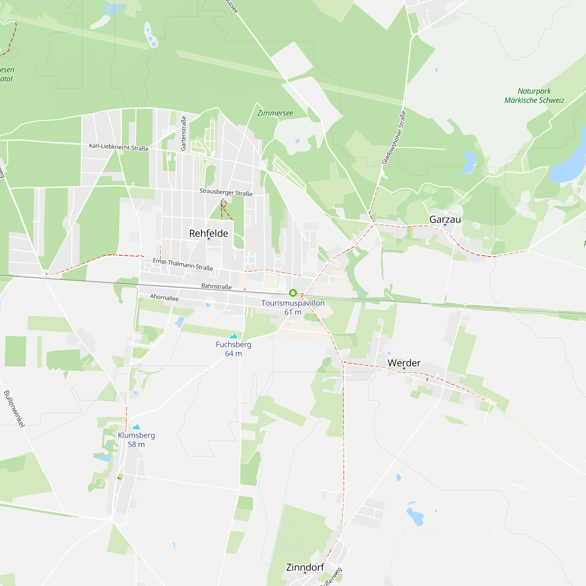 Tourismuspavillon map