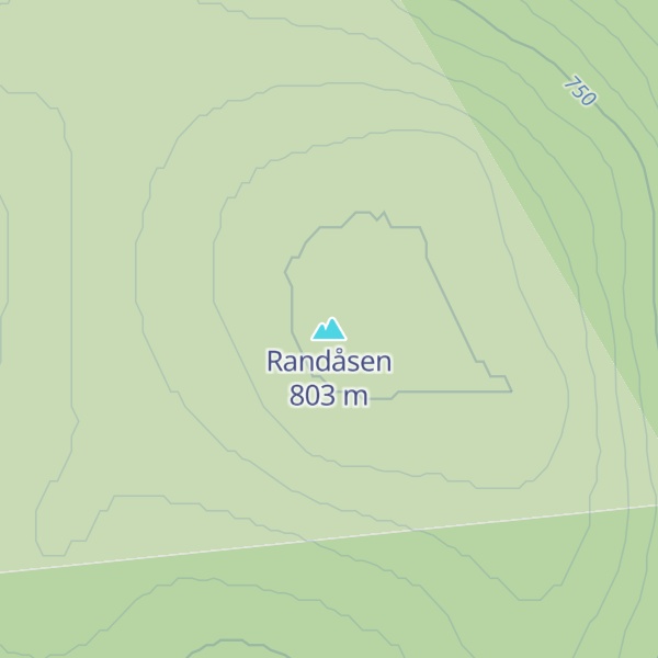 Map of Randåsen