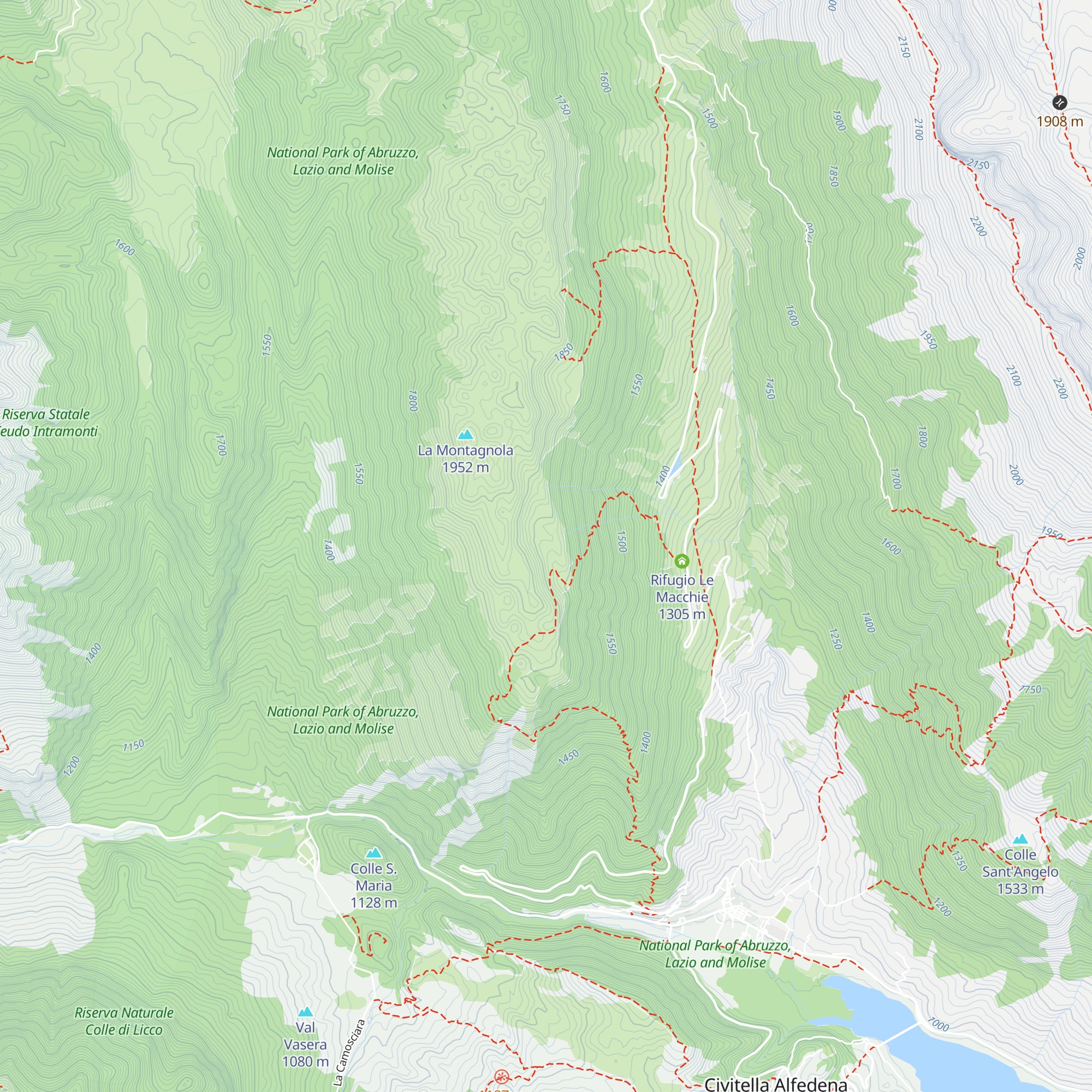 Stazzo Montagnola map