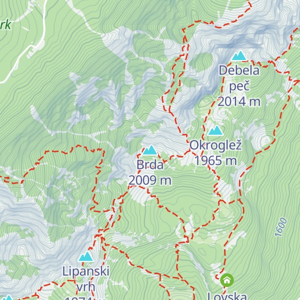 Map of Brda