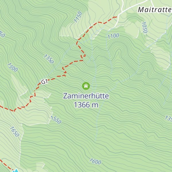 Map of Zaminerhütte