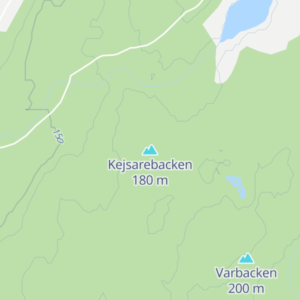 Map of Kejsarebacken
