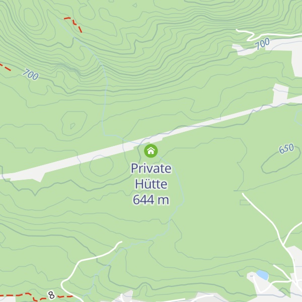 Map of Private Hütte