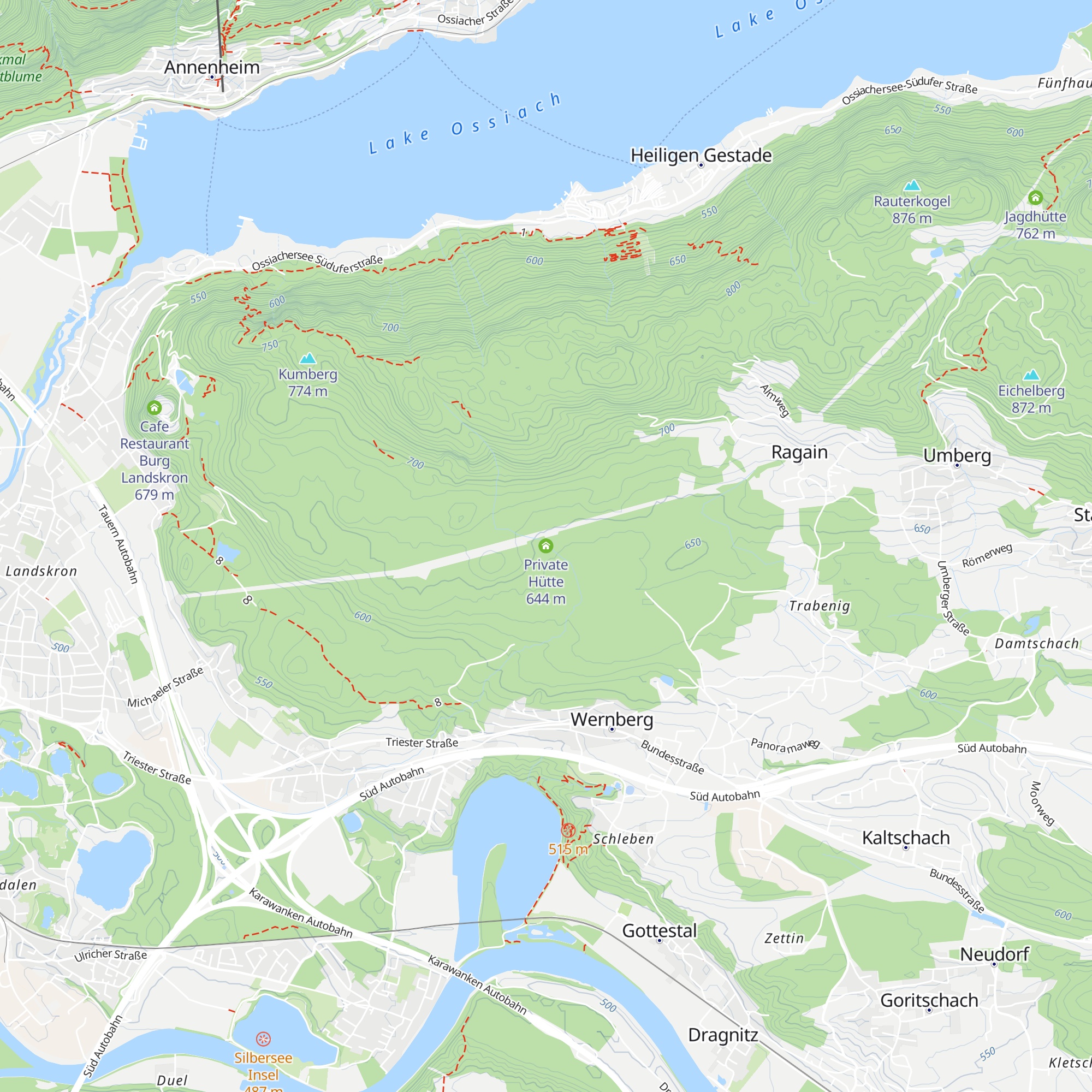 Private Hütte map